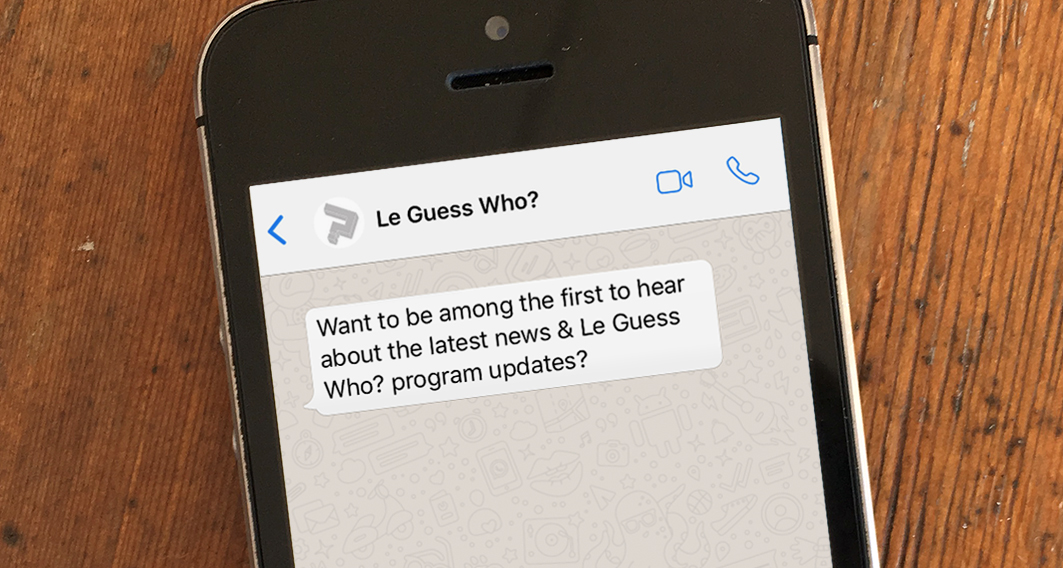 Le Guess Who? WhatsApp: be among the first to hear about festival news